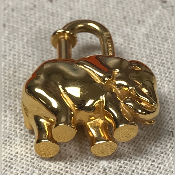 HERMÈS ELEPHANT CADENA LOCK CHARM CHOCKER - Picture 8 of 16
